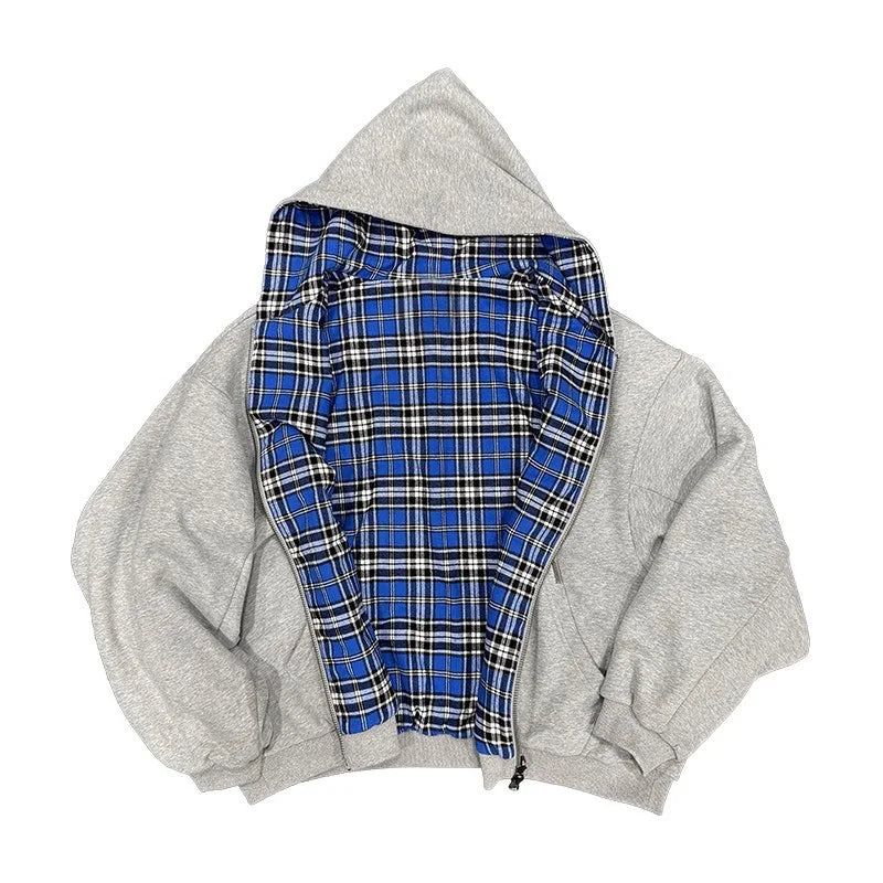 Sweat zipé réversible
