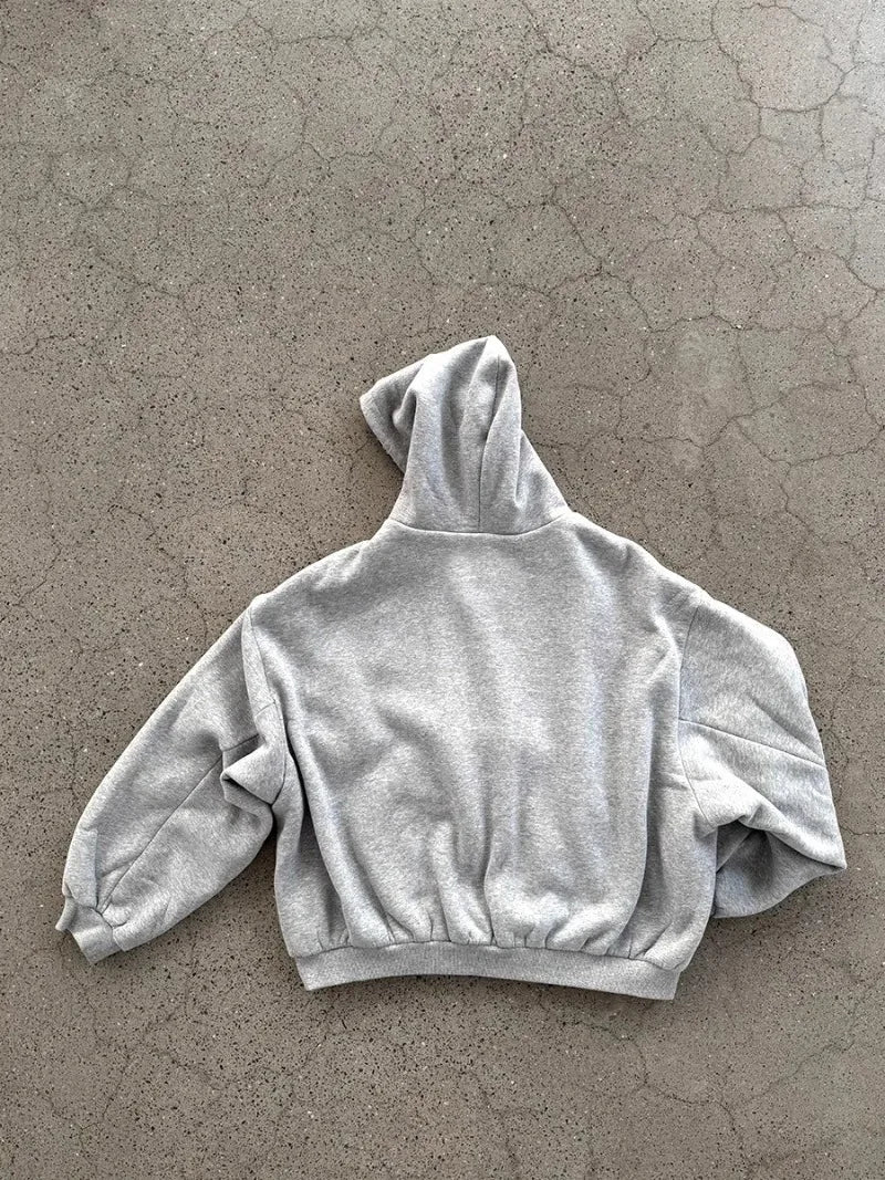 Sweat zipé réversible