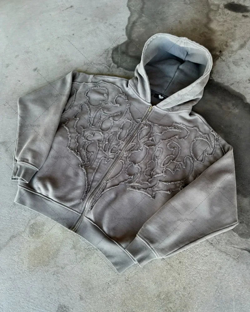 Sweat zipé à capuche