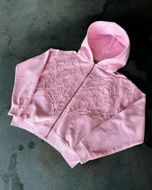 Sweat zipé à capuche