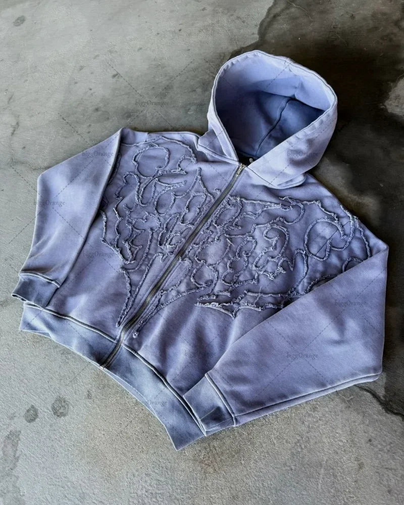 Sweat zipé à capuche